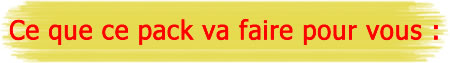 Ce que ça faire pour vous